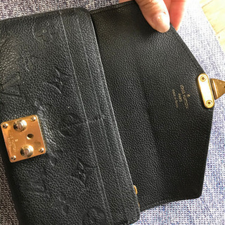 【中古】ルイ・ヴィトン LOUIS VUITTON ポルトフォイユ・メティス M62458 ノワール 長財布 レディース