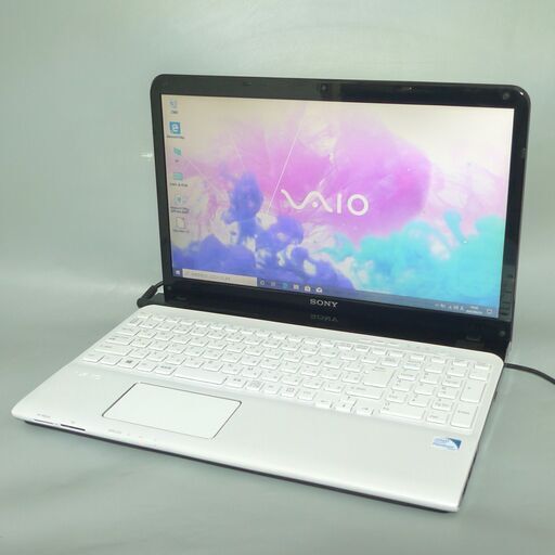 1台限定 送料無料 新品SSD搭載 ノートパソコン 中古良品 Win10 15.5型 SONY SVE15135CJW Pentium 4GB DVDRW 無線LAN Bluetooth LibreOffice