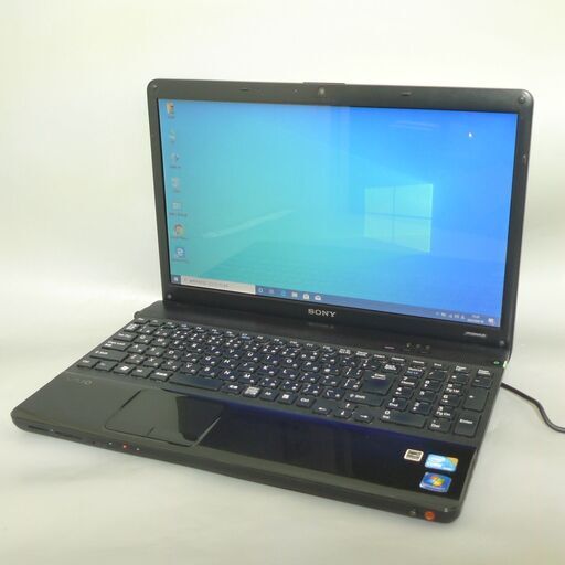 1台限定 送料無料 ノートパソコン 中古動作良品 Win10 15.5型 SONY VPCEB4AGJB Core i3 4GB 320G DVDRW 無線 Bluetooth webカメラ Office済