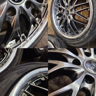 YOKOHAMA BluEarth RV-02 225/45R18】夏タイヤ【VOLTEC 社外 18インチ