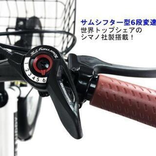 20インチ折り畳み自転車(ホワイト)