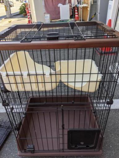 キャットサークル ケージ 2段 ペティオ ネココ 定価15691円自社配送時代引き可※現金、クレジット、スマホ決済対応※