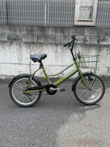 あさひ　アプレミディ　20インチ   オリーブドラブ　ミニベロ 自転車