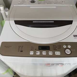 2020年 SHARP 全自動洗濯機 6.0㎏ ES-GE6D