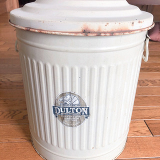DULTON ペール缶　白