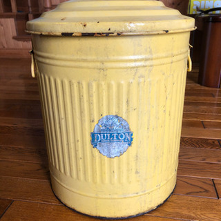 DULTON ペール缶　黄色　差し上げます！
