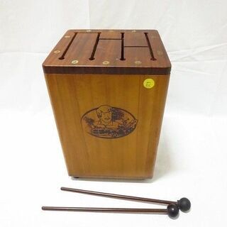 箱太鼓 ニコルの森 スリットドラム パーカッション 河合楽器 木製楽器