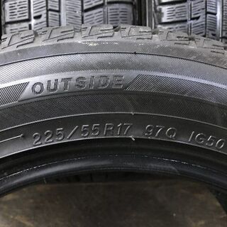 YOKOHAMA ice GUARD iG50 PLUS 225/55R17 17インチ スタッドレス 4本 アルファード フーガ アテンザセダン等　(MTD96) クレジットカード QR決済可能