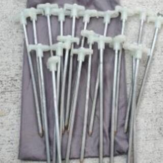 【終了】【値下げ】DoD ワンポールテントL(ブラック)　＋　オプション品