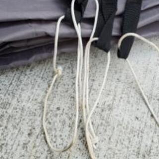 【終了】【値下げ】DoD ワンポールテントL(ブラック)　＋　オプション品