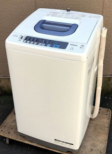 ㊵【6ヶ月保証付・税込み】日立 7kg 全自動洗濯機 NW-T72【PayPay使えます】