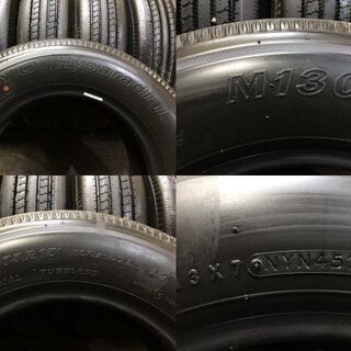 新車外し 2020年製 TOYO Hyparadial M130 195/75R15 109/107L LT 15インチ トラックタイヤ 夏タイヤ 6本 トヨエース等　(TH407) クレジットカード QR決済可能 新車外し 2020年製 TOYO Hyparadial M130 195/75R15 109/107L LT 15