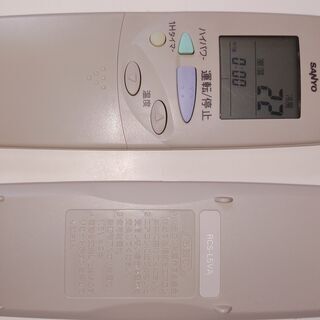 無料にて　SANYO　古いエアコンのリモコン　RCS-L5VA　...