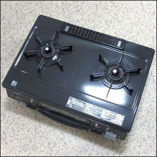 パロマ LPガス用ガステーブル IC-800B-R 2012年製 右強火力 フラット