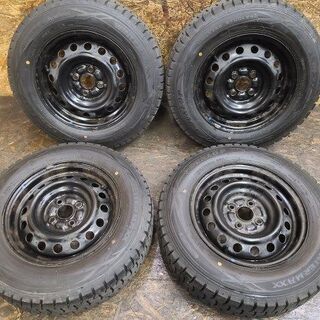DUNLOP WINTER MAXX WM01 185/70R14】スタッドレス【スチールホイール 