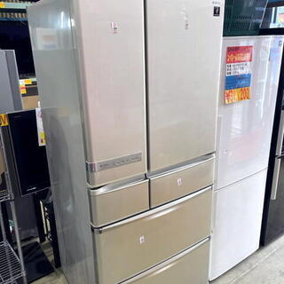 冷蔵庫 SHARP SJ-XF56S-N 560L 2010年製 リーフゴールド 6ドア
