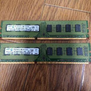 デスクトップメモリー PC3 4GB ×2枚(DDR3-1333)

