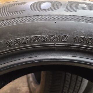 BS ECOPIA H/L 422+ 235/55R18 18インチ 夏タイヤ 4本 2017年