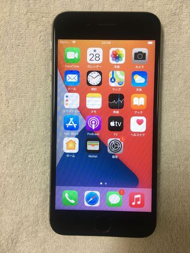 iphone６S　silver16ＧＢ　SIMロック解除品　付属品：apple純正未使用イヤホン