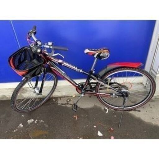 【✨ジモティ価格¥15400✨】自転車 CROSSGATE 26インチ 子供用 レッドブラック