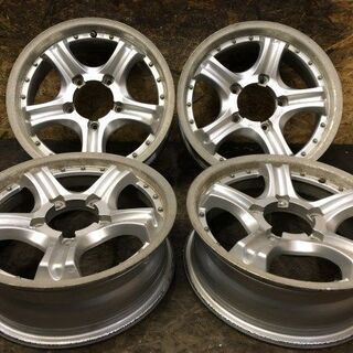 社外ホイール 16インチ 4本 5.5J5HPCD139.7+20 ジムニー用 (VHA269 
