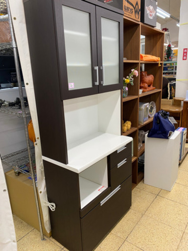 ニトリ キッチンボード 食器棚 収納 シェルフ ラック コンパクト