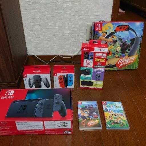 任天堂スイッチ、リングフィットネスアドベンチャー、どう森現在交渉中