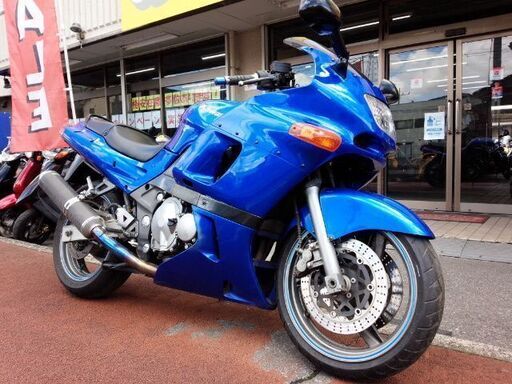 NO.3812　ＺＺＲ４００　Ｎ型　水冷４サイクル１６バルブ４気筒エンジン　ＢＥＥＴ製ナサート集合マフラー　キャンディーブルー　☆彡