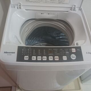 hisense HWE5501　洗濯機