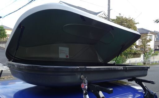 引き取り限定】スーリー THULE ルーフボックス グレー 鍵つき 11