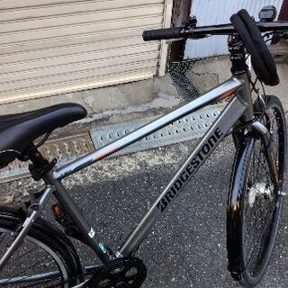 BRIDGESTONE TB1[ティービーワン]27吋 クロスバイク アルミ/7speed/点灯虫/マットグレー