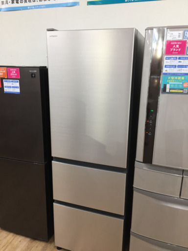 HITACHI（ヒタチ）の3ドア冷蔵庫（R-V38NVL)のご紹介です。【トレファク東大阪店】