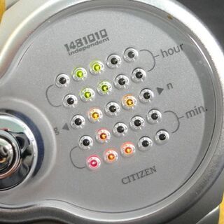 珍品 CITIZEN/シチズン インディペンデント LED グラデジ D420 1481010 腕時計 ☆ PayPay(ペイペイ)決済可能 ☆ 札幌市 北区 屯田 珍品 CITIZEN/シチズン インディペンデント LED グラデジ D420 1481010