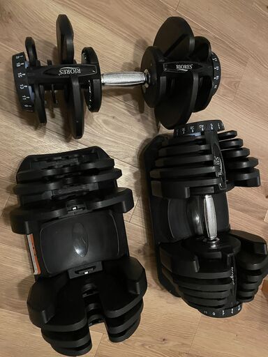 RIORES 可変式ダンベル40kg 2個セット