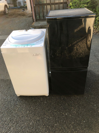 国内メーカー 家電応援家電2点セット 関東地域限定 送料格安 シャープ 東芝 2014-2015年製 冷蔵庫 洗濯機