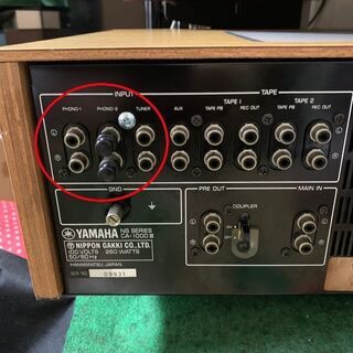 ☆人気機種・レア物:YAMAHA CA-1000Ⅲ オーディオ機器 起動良好～一部 