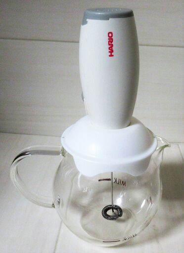☆ハリオ HARIO CQT-45 クリーマーキュート ミルク泡立て器 CREAMER◆キメ細かく滑らかな泡立ちミルクがすぐできあがる
