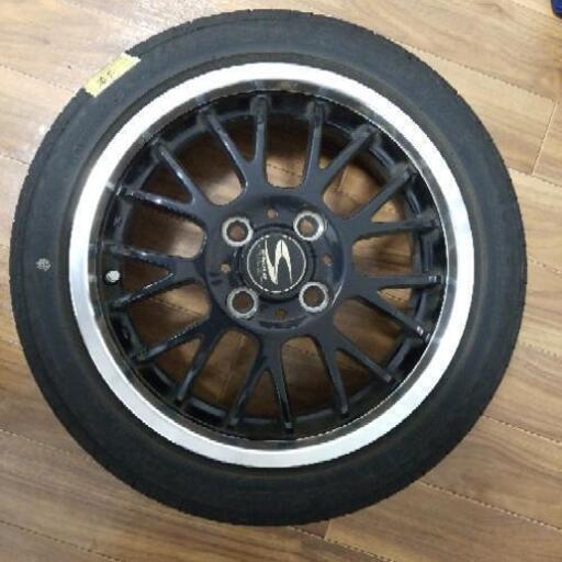 軽自動車アルミ、タイヤ4本セット