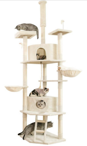キャットタワー  未使用 ハウス 突っ張り 多頭飼い