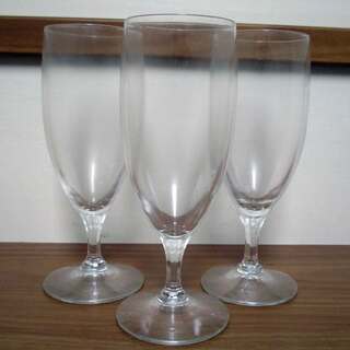 【中古未使用品】佐々木硝子製ジュースグラスワイングラス3個セット♪