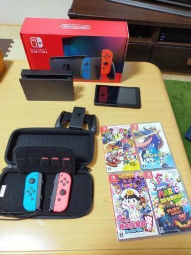 ニンテンドースイッチ　セット　メーカー保証期間内です