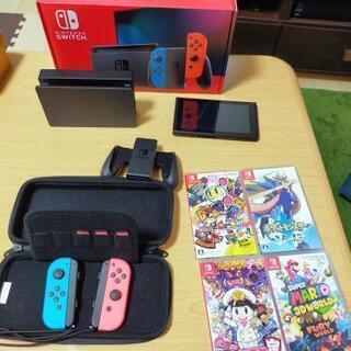 ニンテンドースイッチ　セット　メーカー保証期間内です