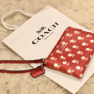 【ネット決済】COACH花柄ミニバッグ (未使用品)