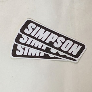 SIMPSON シンプソン ヘルメットステッカー オールドタイプ...
