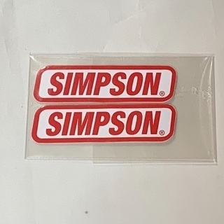 SIMPSON シンプソン シールドステッカー（2枚1セット）