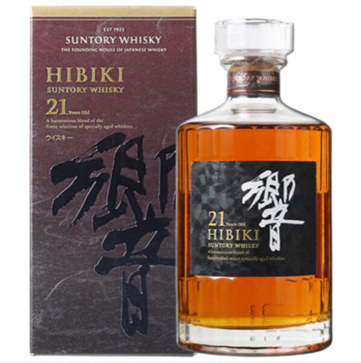 サントリー　響21年　700ml 新品未開封　専用カートン付き　1本