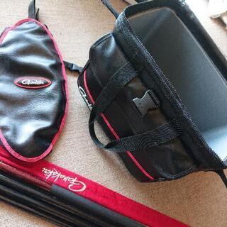 がまかつ  セット  タモの柄、クールバッカン、タモケース   