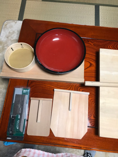 蕎麦打ち道具お値下げしました。