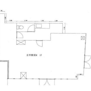 ★貸店舗・事務所★古市駅１分　１階路面店約１５坪　飲食可　室内綺...