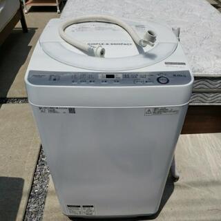 ☆美品☆ SHARP シャープ 6kg 全自動電気洗濯機 ES-...